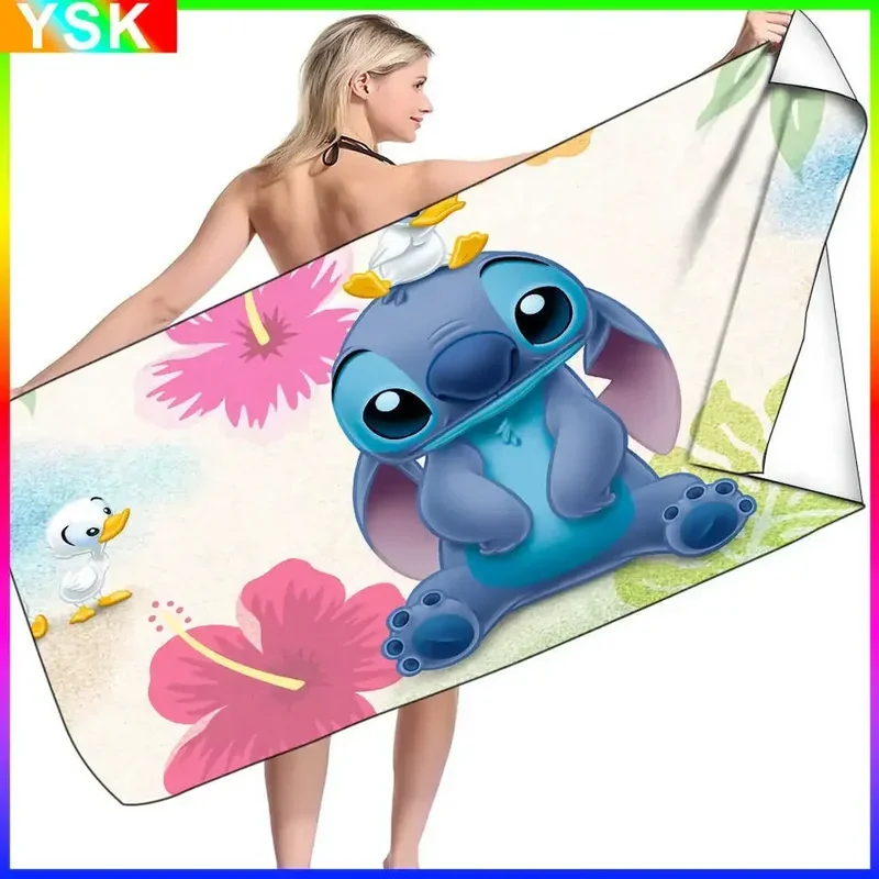 Голубое банное полотенце для плавания с вышивкой купания абсорбирующее