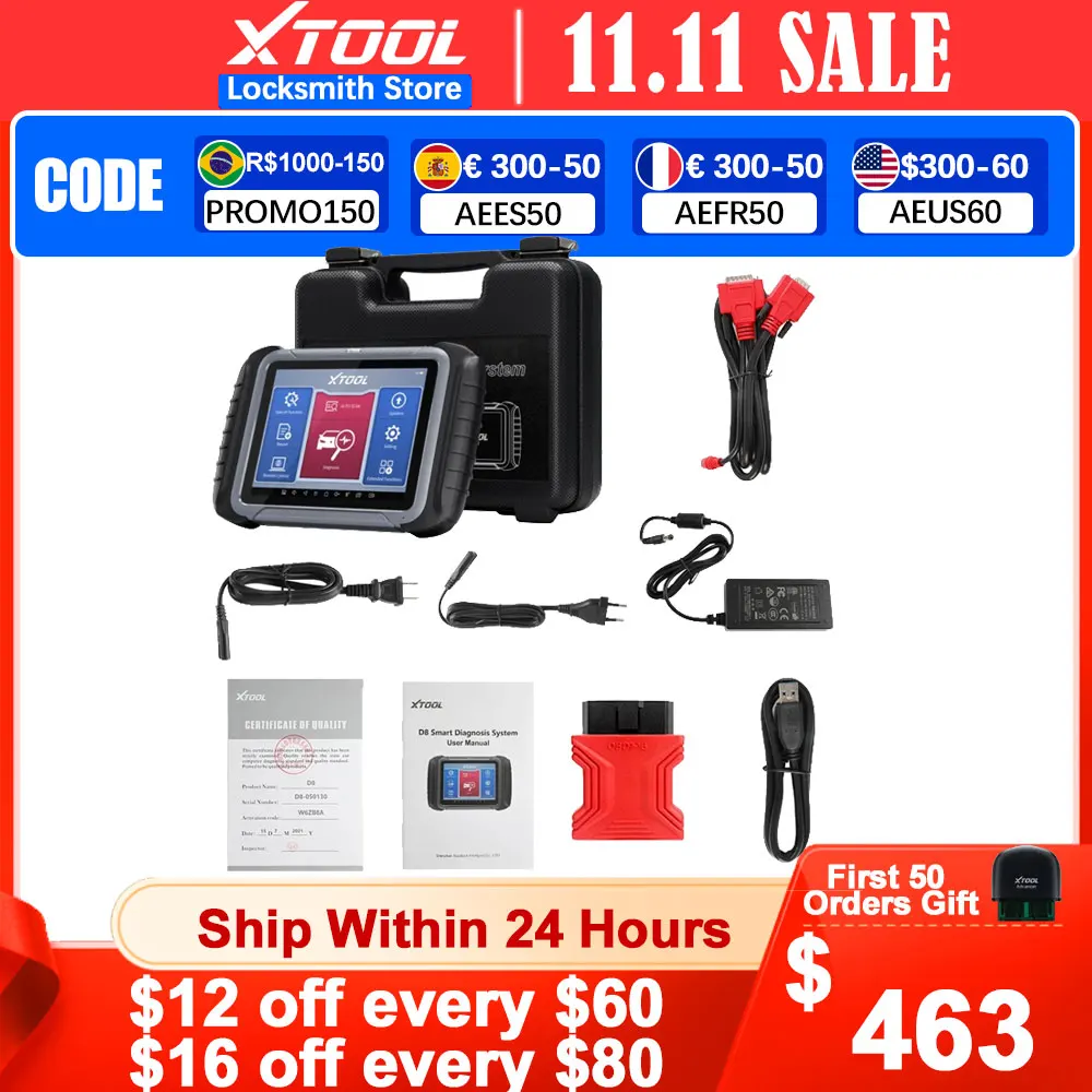 

XTOOL D8 диагностический инструмент 31 + Сервис ECU кодирующий сканер автоматический двунаправленный контроль OBD2 CAN FD профессиональные инструменты бесплатное обновление