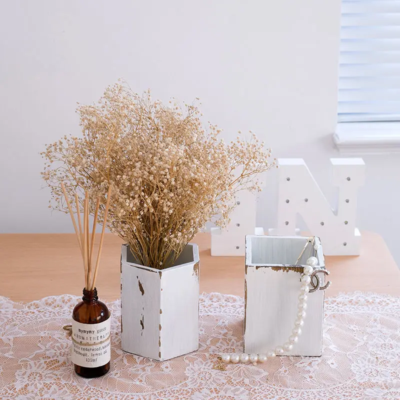 Ретро квадратный деревянный держатель для ручек палочки еды кухонная посуда