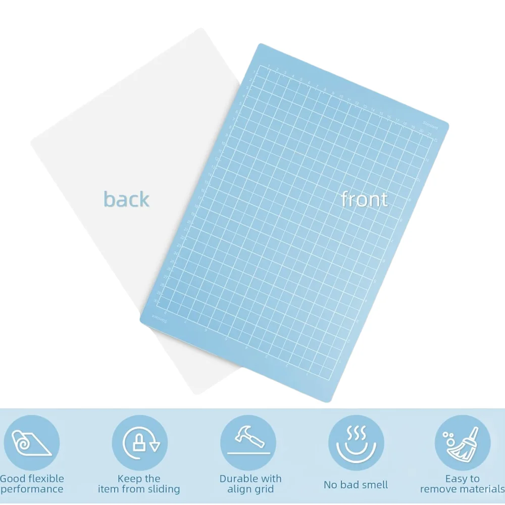 Коврик для резки Cricut Joy Xtra x 12 дюймов нескользящий гибкий квадратный