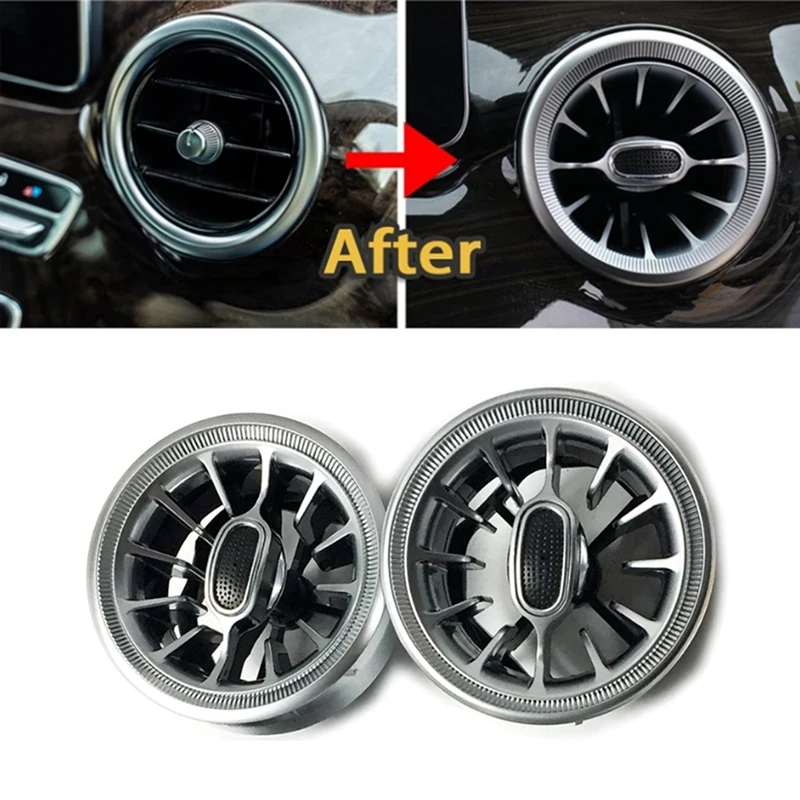 Автомобильный Интерьер Передняя консоль кондиционера вентиляционная турбо для