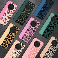 fhnblj leopard print pattern phone case for redmi 8 9 9a for samsung j5 j6 note9 for huawei nova3e mate20lite cover