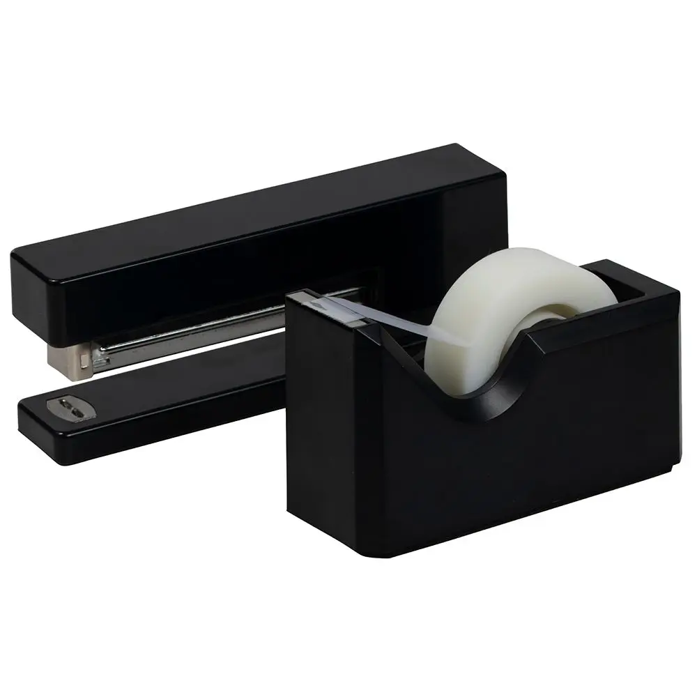 

Office & Desk Set, Black, 2/Pack - 1 Stapler & 1 Tape Dispenser