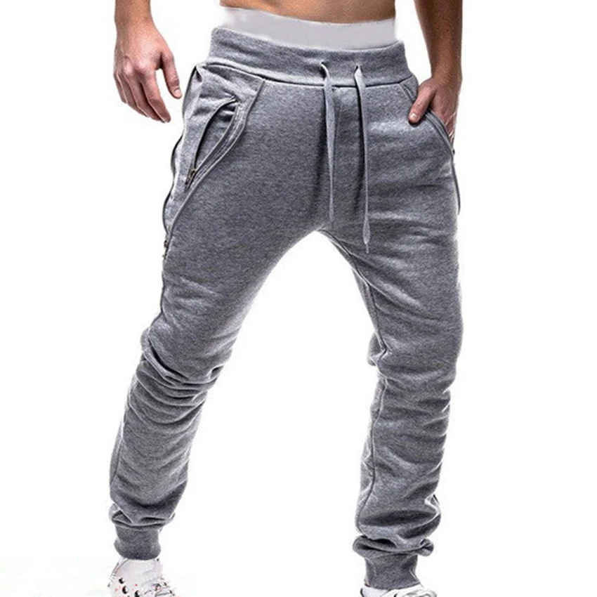 

Fashion Men Gym Running Pants Casual Fitness Clothing Joggers Male Sweatpants Workout Skinny Trousers Mens Sport Pants Clothing