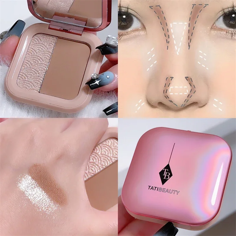 Прекрасная пудра для контуринга высокая яркость диск интегрированный нос