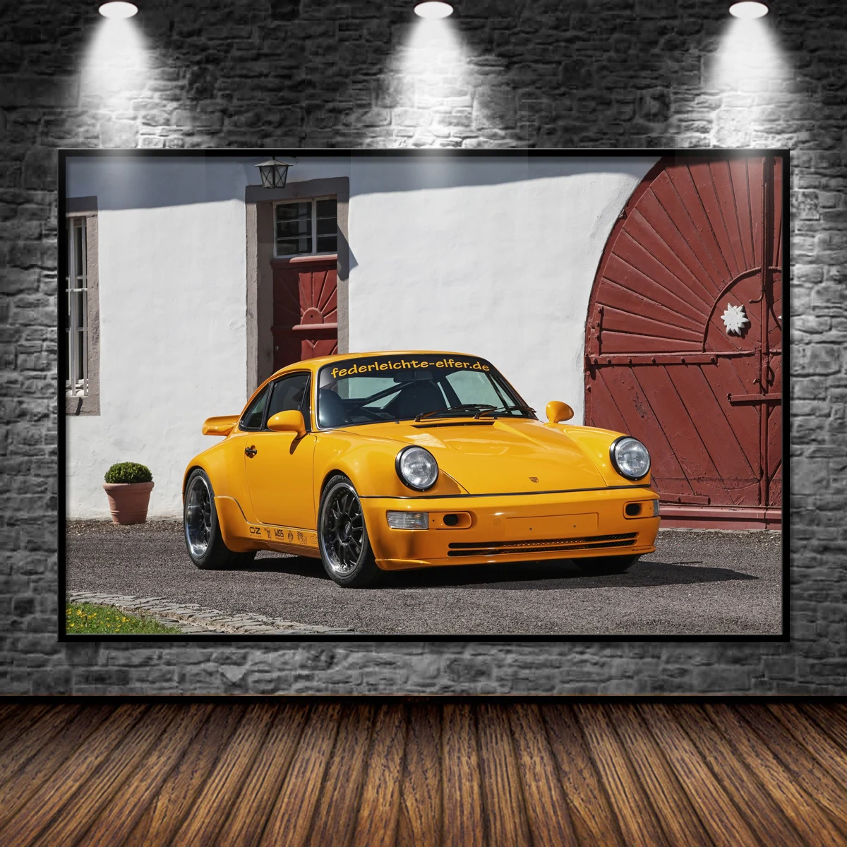 Supercar Porsches DP 964 винтажные классические автомобильные картины плакаты и принты на холсте Современные картины для декора гостиной