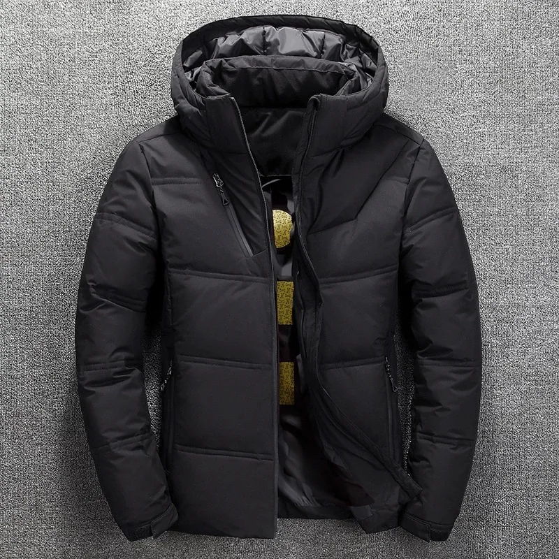2022 New Men's Down Jacket Fashion Korean Version Short Slimming and Thickening Young Men's Down Jacket