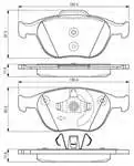 

986495066 для десяти тормозных колодок 1,8 tdci 02 / FOCUS 1,8 tdci
