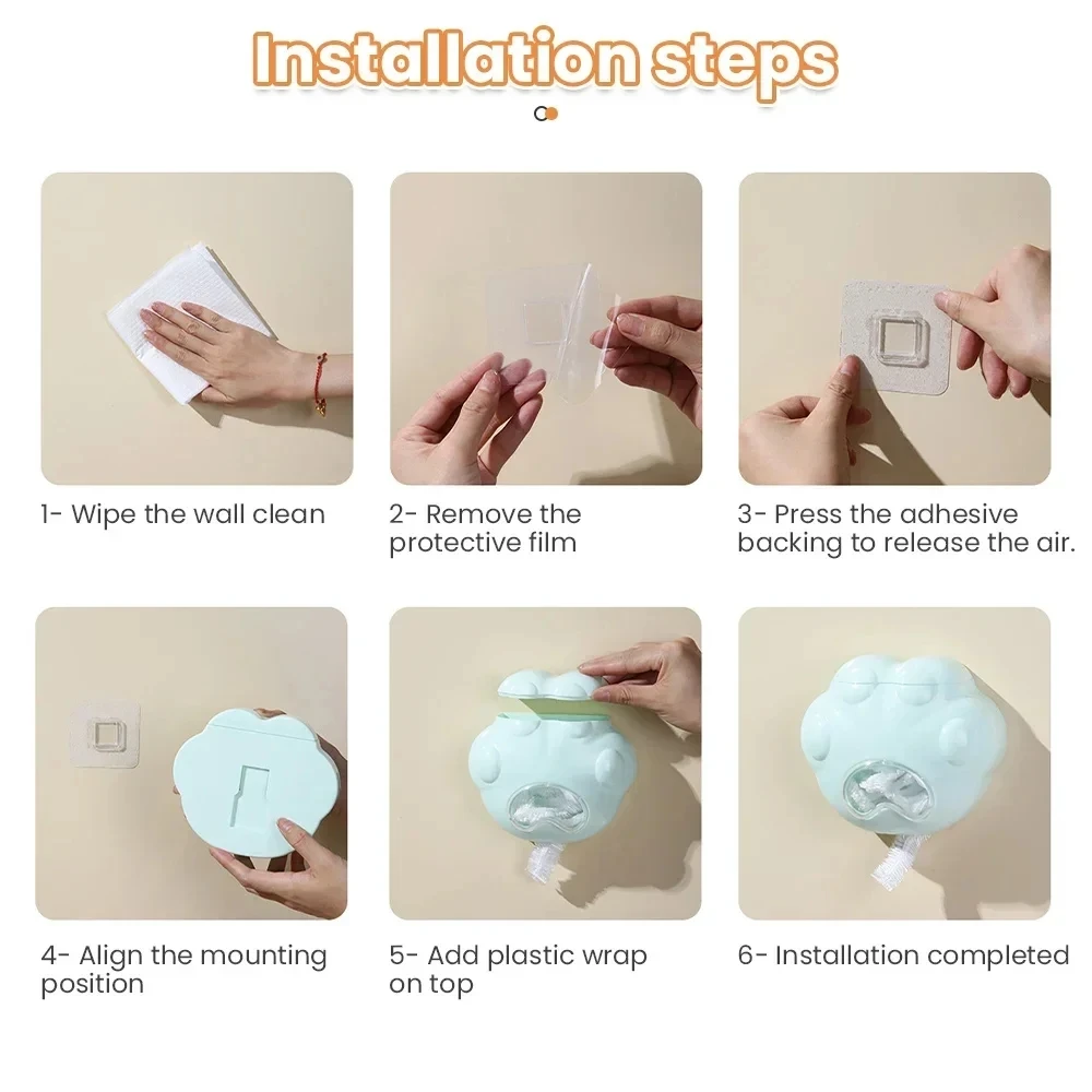 Пластиковый ящик для хранения набор из 2-х настенных кухонных контейнеров