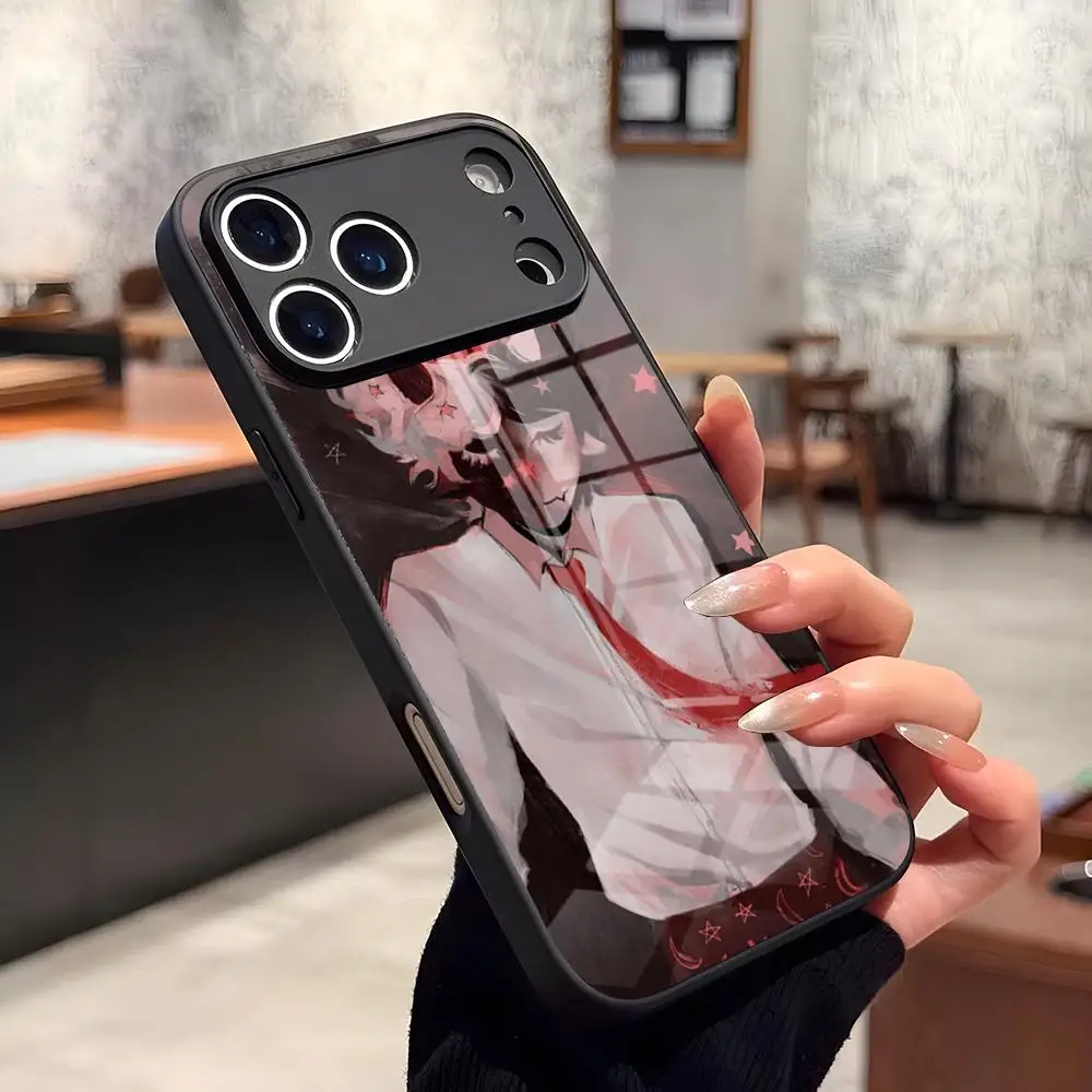 Фото Чехол для телефона Dream SMP Ranboo для iPhone 17 Air 16 15 14 12 11 13 Pro Max Mini X Xr Xs Se Puls, стеклянная накладка №1