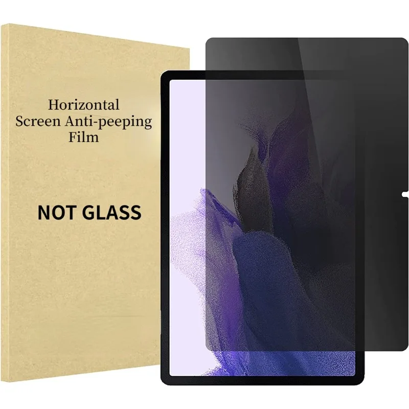 

2PCS Horizontal Screen Anti-peeping Film For Samsung Galaxy Tab S6 Lite 10.4" SM-P610 P615 P619 Anti-Spy Shield Screen Protector