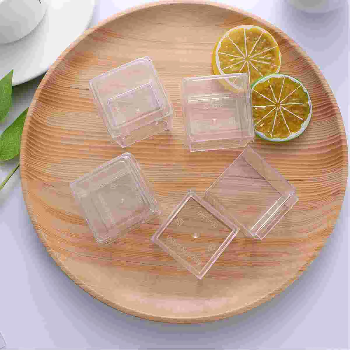 

Cups Dessert Cup Mousse Lids Appetizer Cake Yogurt Transparent Square Jelly Clear Mini Pudding Parfait Tasting Trifle Tiramisu