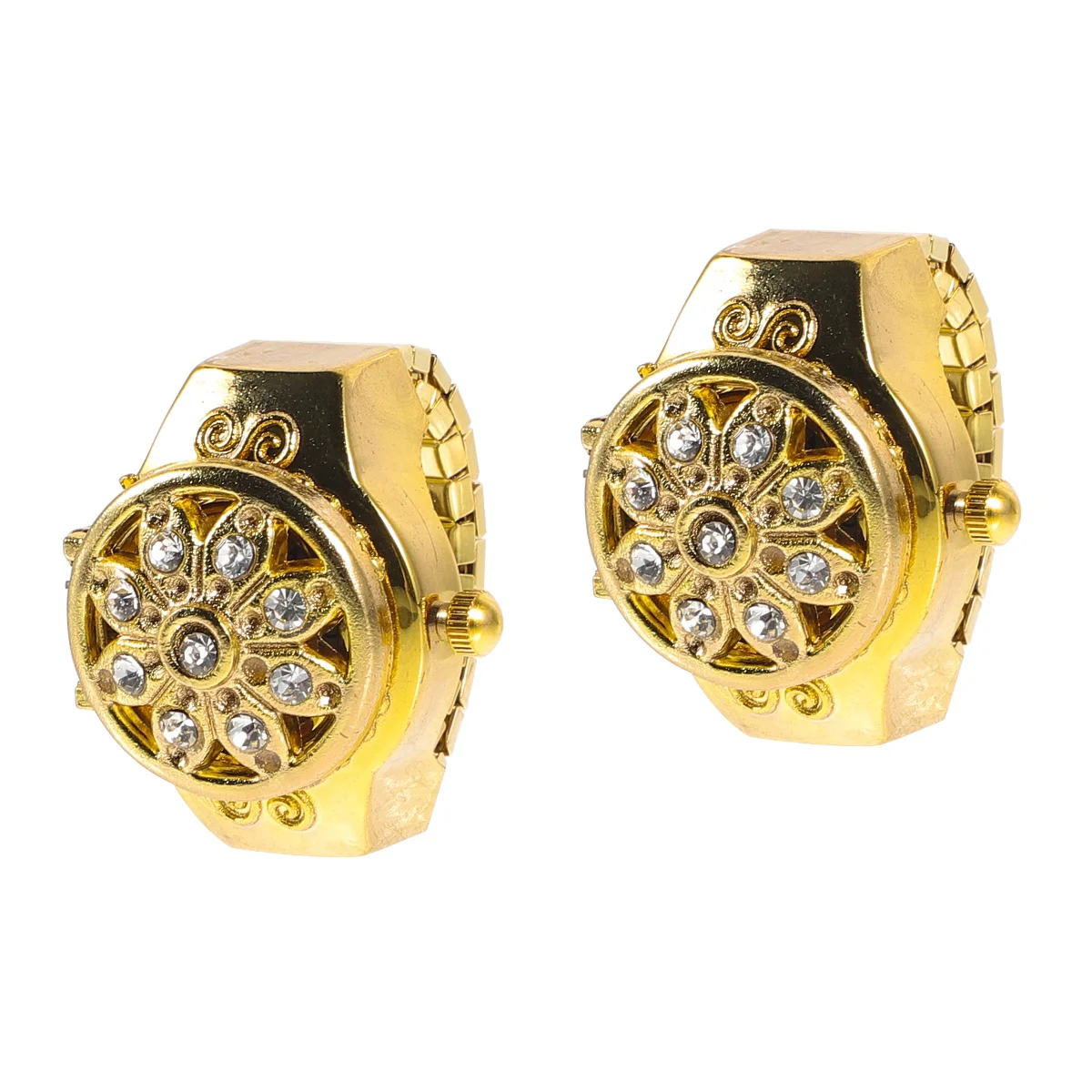

Set 2 Outdoor Watch Ring Decorative Finger Girl Girls Delicate Boys Rings The Flowers Watches