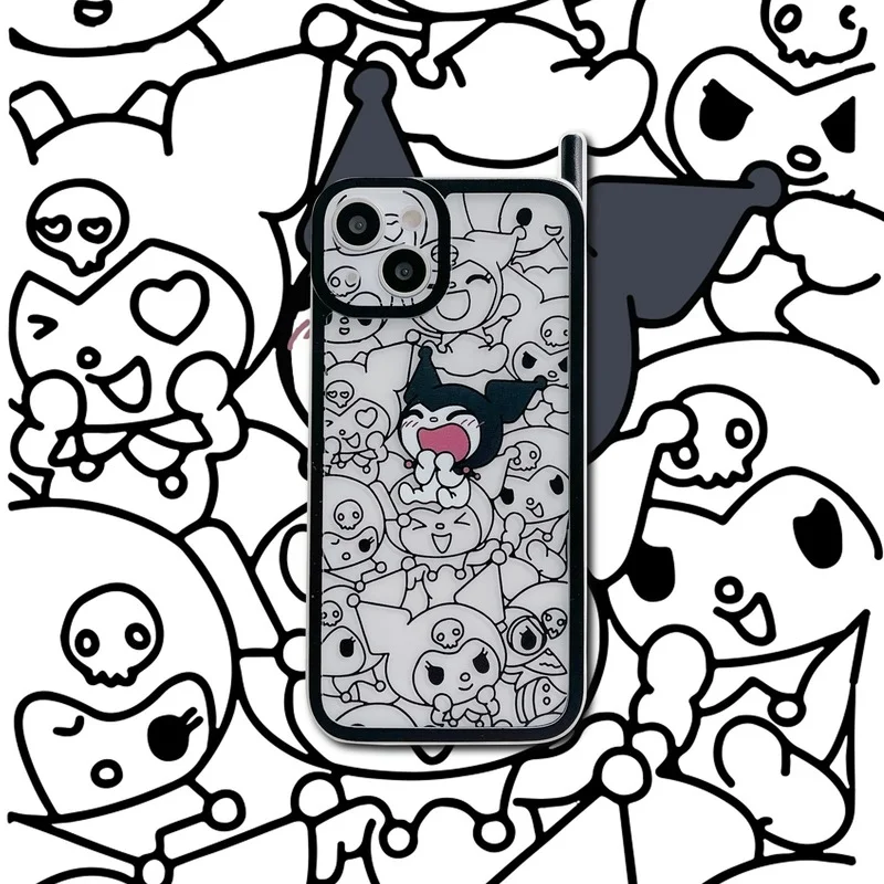 

Line Simple Stroke Cartoon Cute Cat Old Phone Cover for IPhone 11 12 13 Pro X XR XS Max Shockproof Phone Case IPhone 13 Case