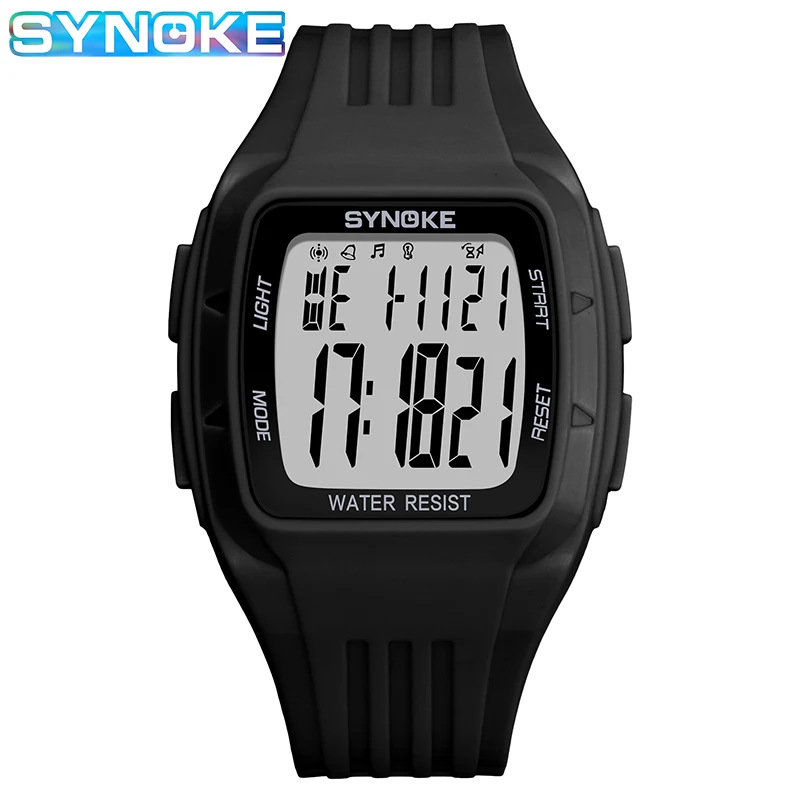 

SYNOKE Women Watch New Professional Waterproof PU Strap Multifunctional Chronograph Fashion Sports Watch Reloj de hombre