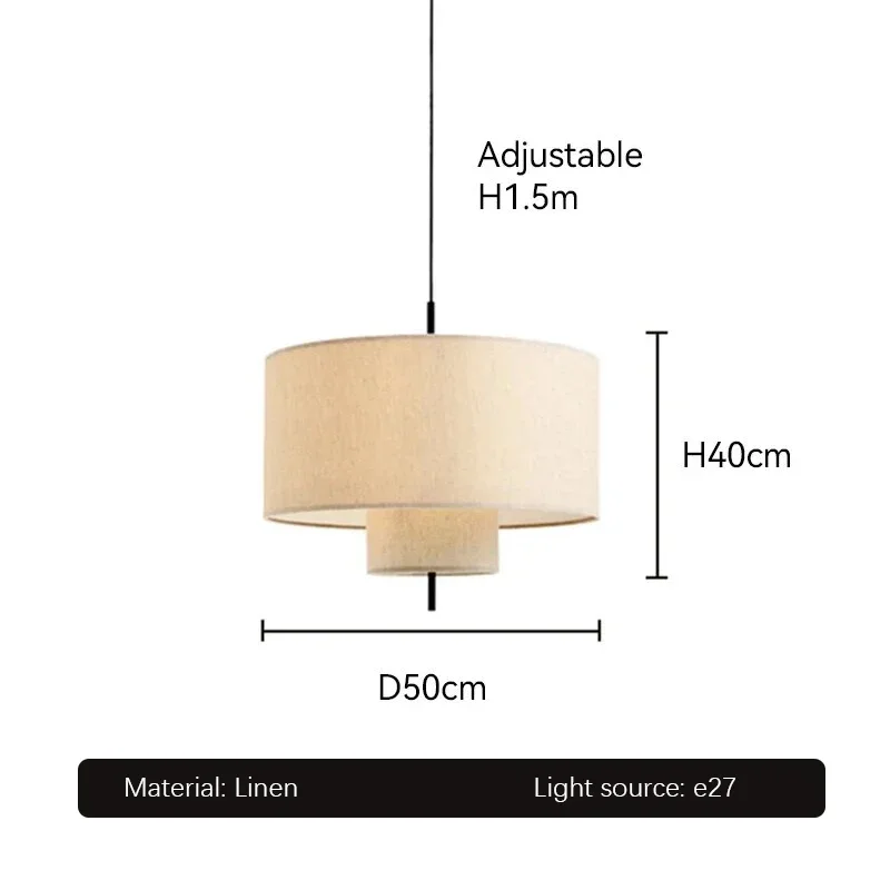 Winfordo тканевые светодиодные подвесные светильники