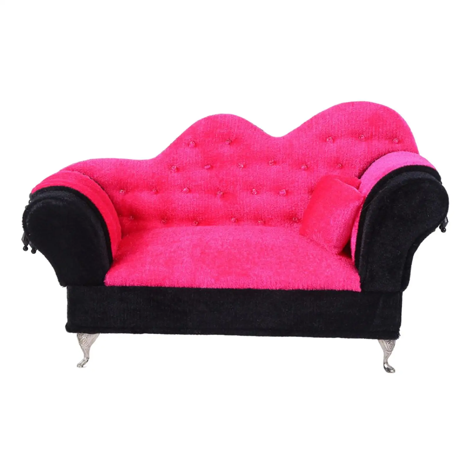 

Modern 1/6 Sofa Cushions for Dollhouse, Dolls House Furniture Jewelry Box Organizer Jewelry Display for Pendant Necklace Wedding