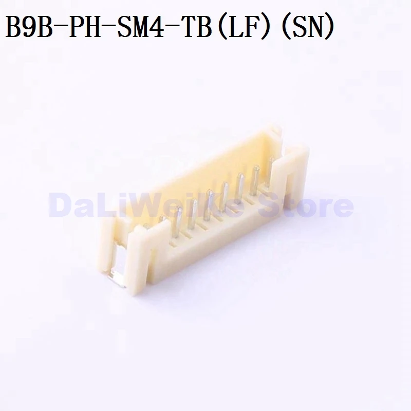 

10 peças original novo estoque real B9B-PH-SM4-TB (lf) (sn) 9p 2.0mm B8B-PH-SM4-TB conector de cabeçalho de poste vertical