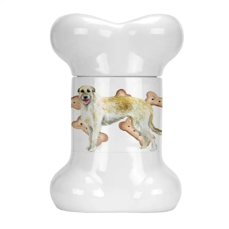 

CK2250BSTJ Irish Wolfhound Bone Shaped Treat Jar, , multicolor