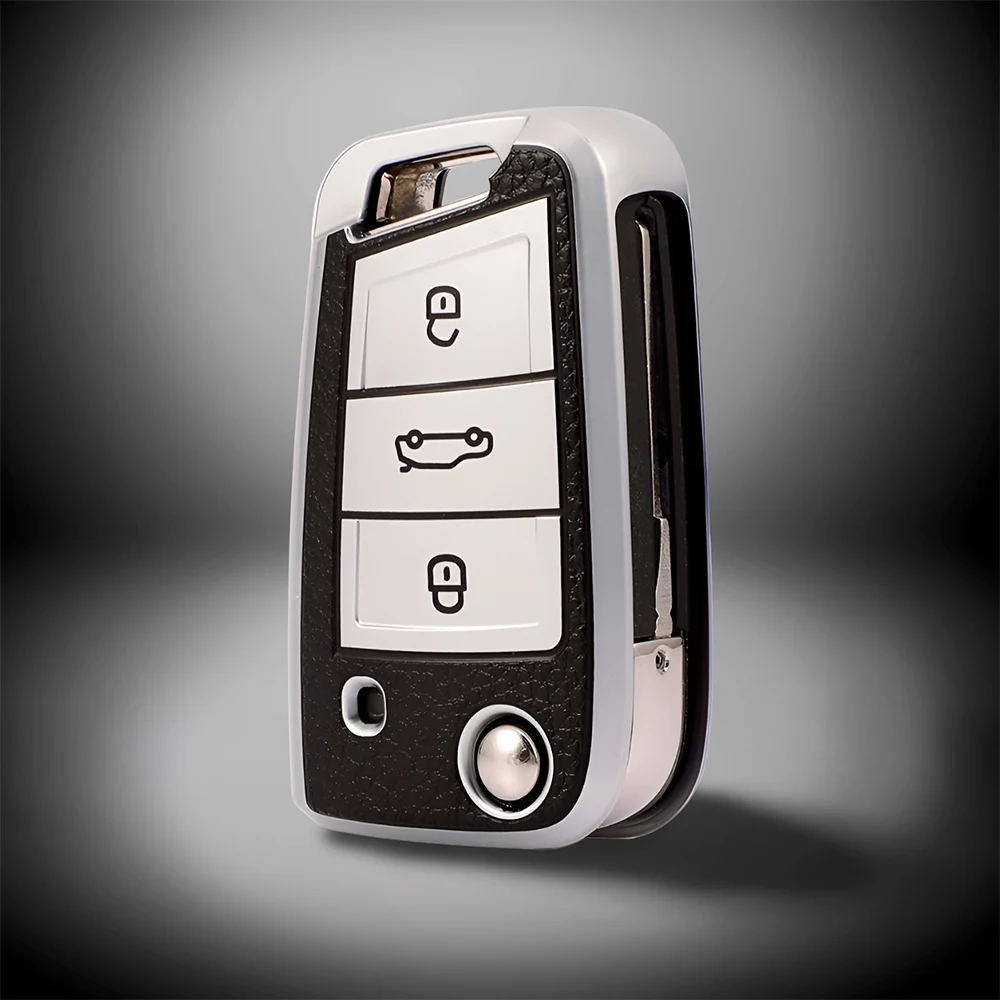 

Для VW Volkswagen Golf 7 MK7 Tiguan MK2 для SEAT Ateca Leon FR 2 Ibiza для Skoda Octavia Чехол для ключей из ТПУ, брелок для ключей