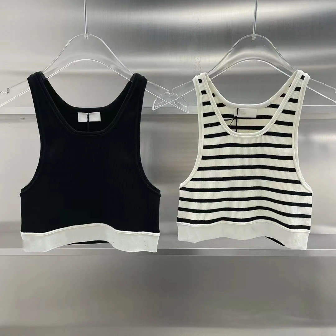 Новинка 2022 летние вязаные облегающие повседневные женские топы с вышивкой