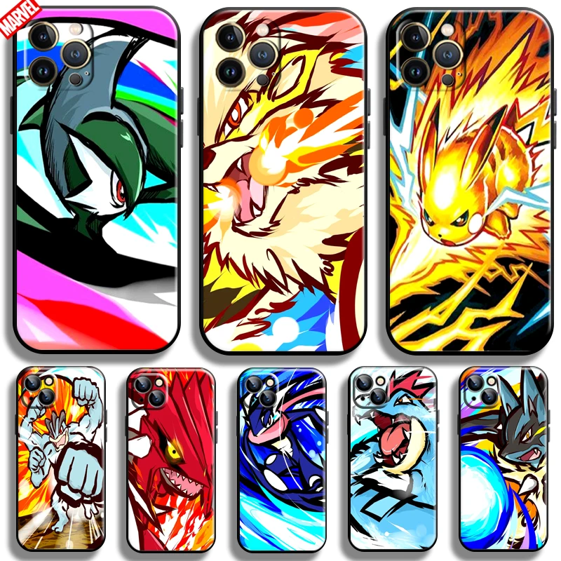 

Pokemon Pikachu For Apple iPhone 13 12 11 Pro Max 12 13 Mini X XR XS Max SE 6 6S 7 8 Plus Phone Case Back Funda Coque Soft