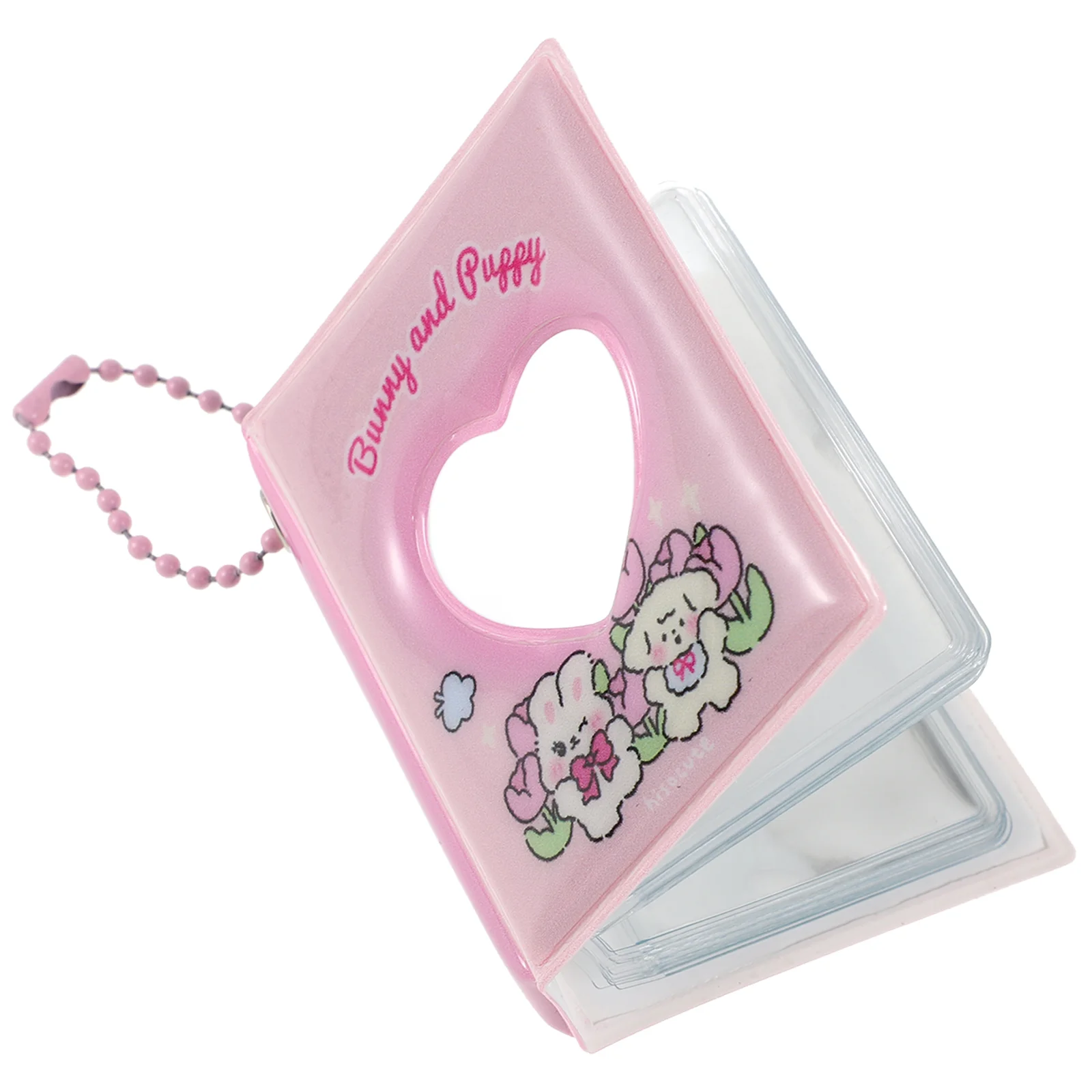 2-calowy mini album fotograficzny Segregator Kpop Kolekcjonowanie zdjęć Uchwyt na książkę Mały brelok Śliczny identyfikator