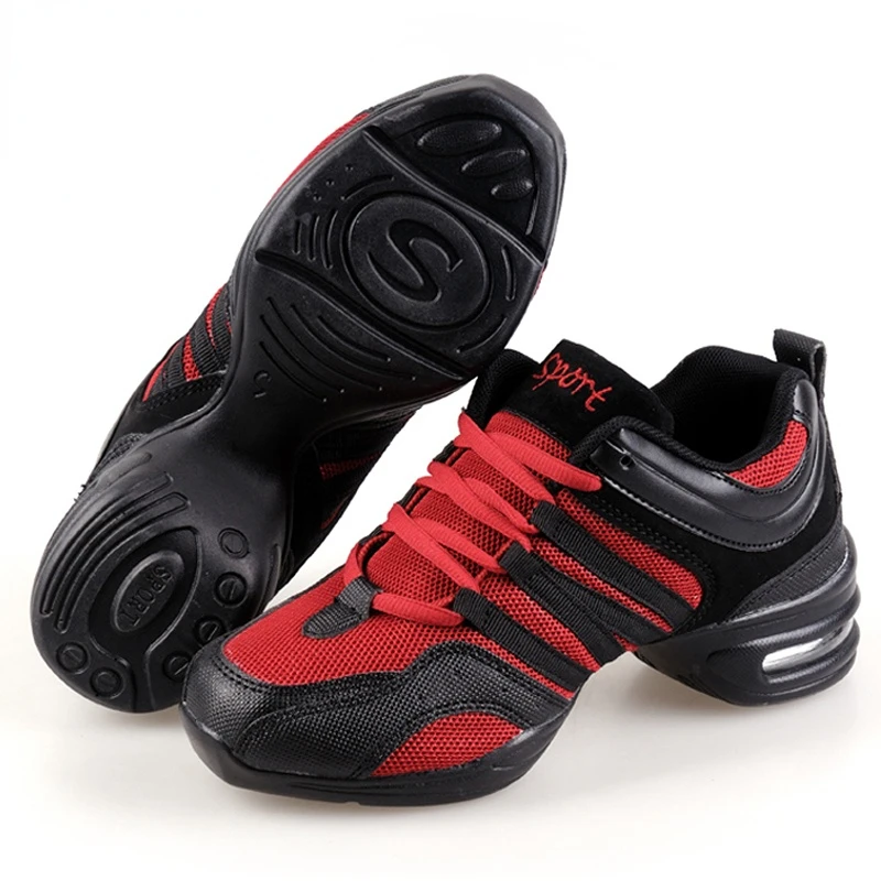 Women's Dance Shoes Soft Outsole Woman Breath Jazz Hip Hop Shoes Sports Sneakers Ladies Girl's Modern Jazz Dancing Shoes
