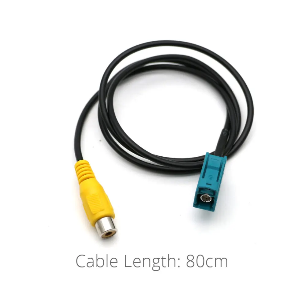 Универсальный автомобильный видеокабель Fakra для камеры заднего вида RCA кабель