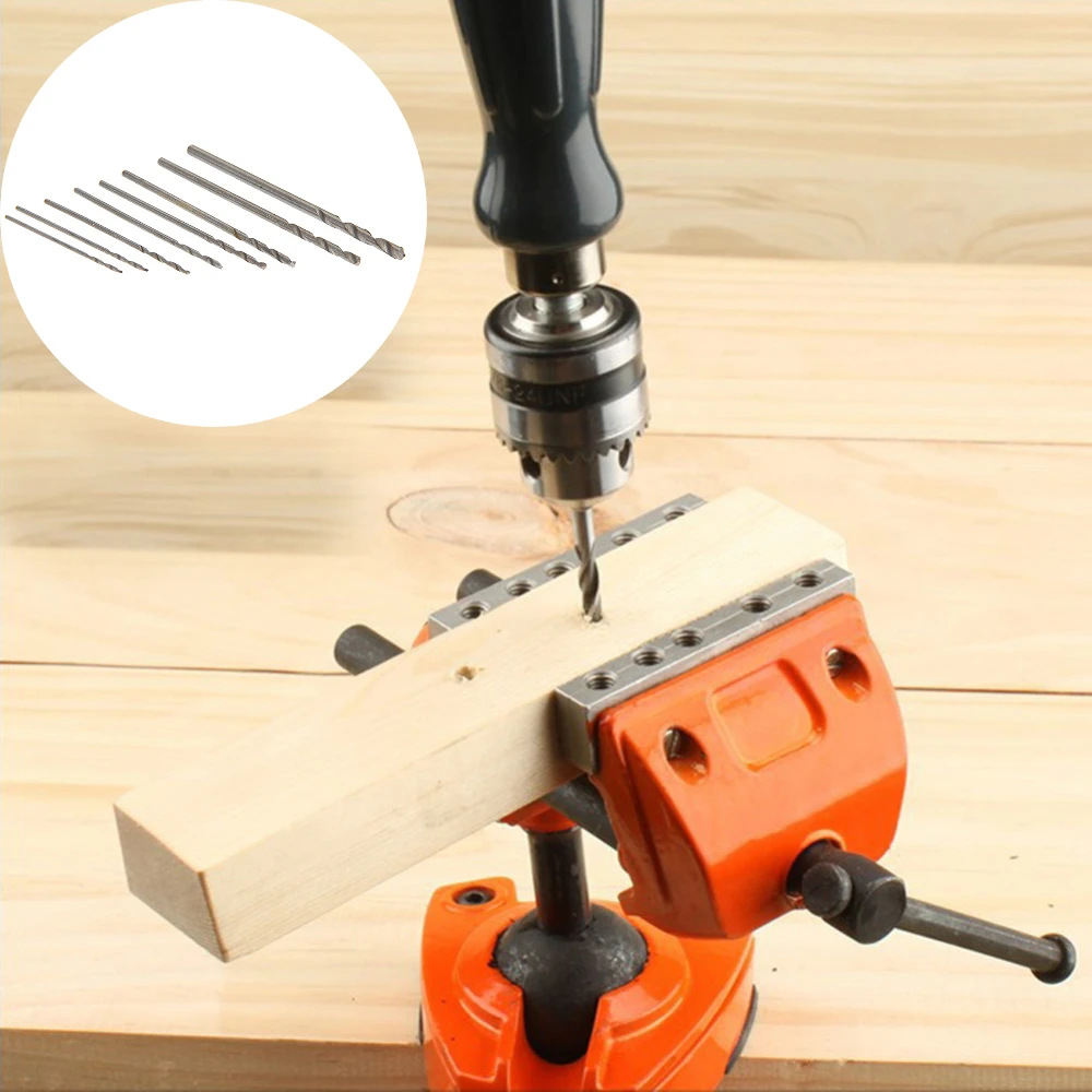 

40pcs Micro Twist Drill Bits Combination Set 0.3-1.0mm HSS High Speed Steel Mini Drilling Bits for Walnut Punching