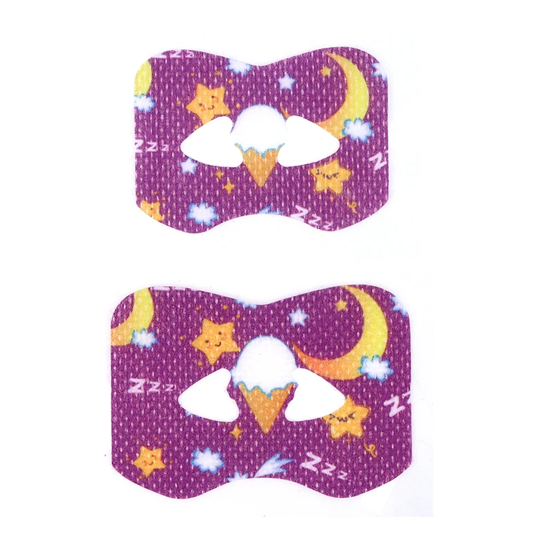 20 шт./коробка наклейки против храпа для детей и взрослых