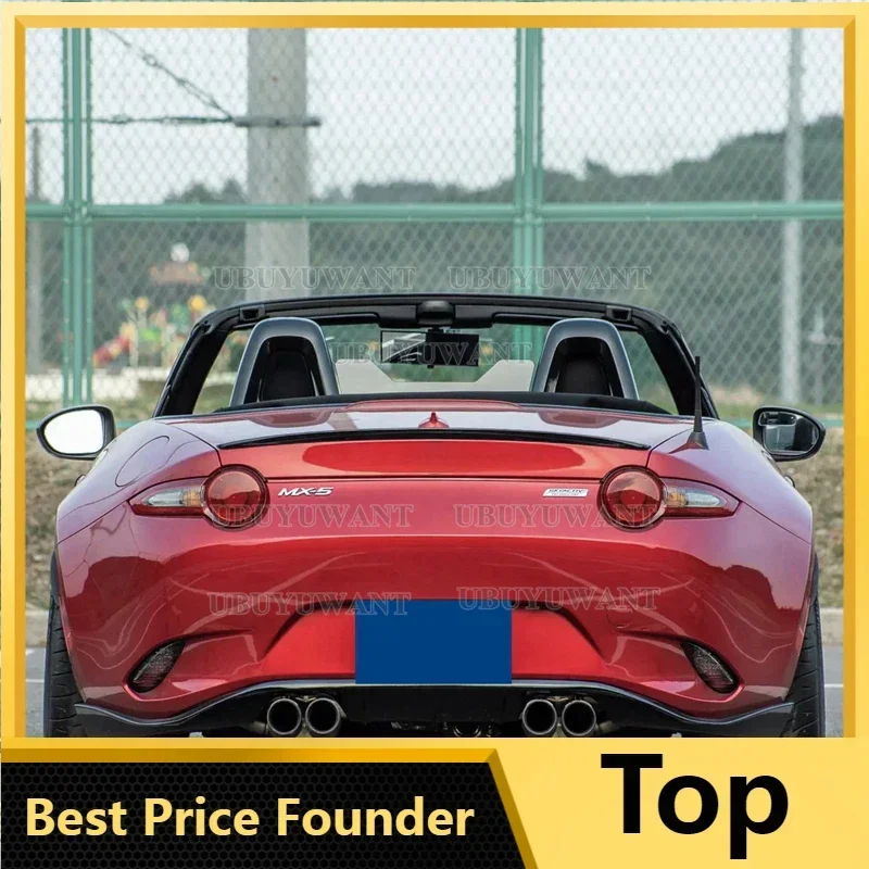 Задний спойлер багажника крыло для MAZDA MX5 MX-5 2009-2014 2016 2017 2018 2019 из искусственной