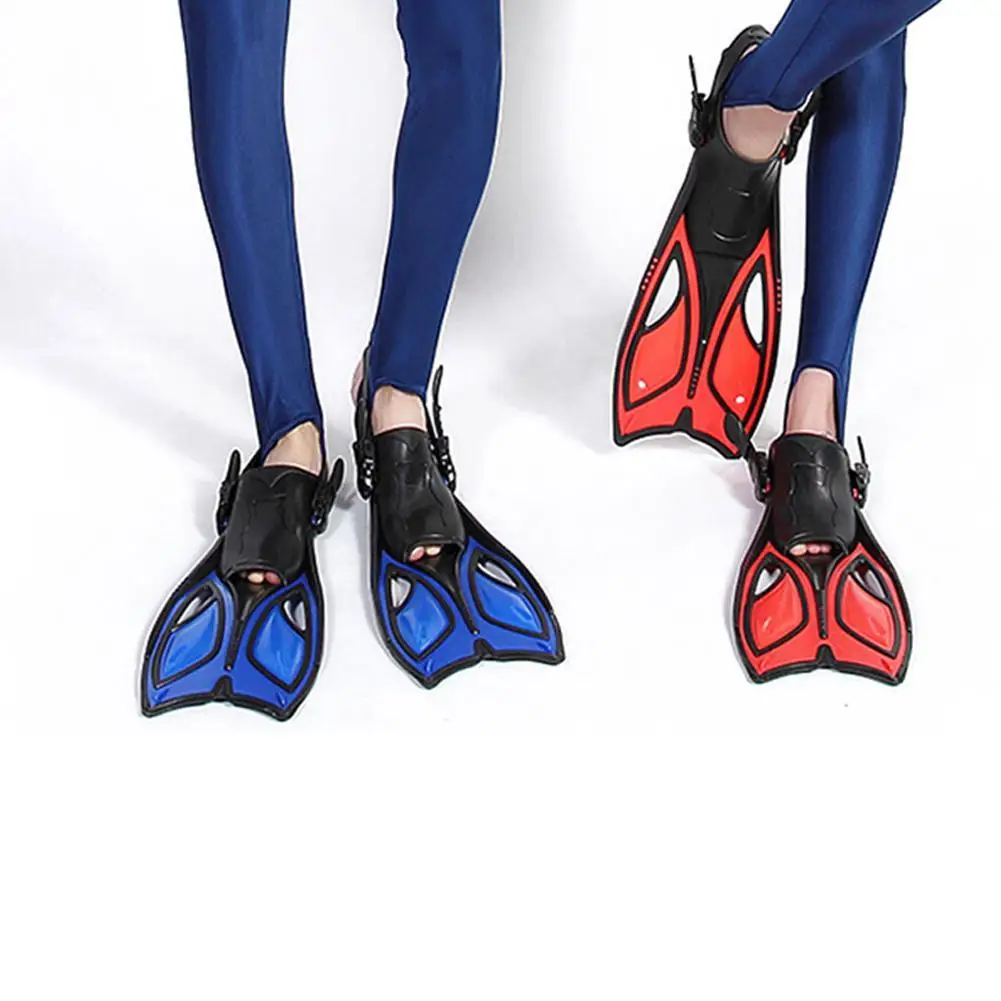 

1 Pairs Fashion Unisex Lightweight Scuba Diving Fins Open Heel Snorkel Swim Pool Training Flippers