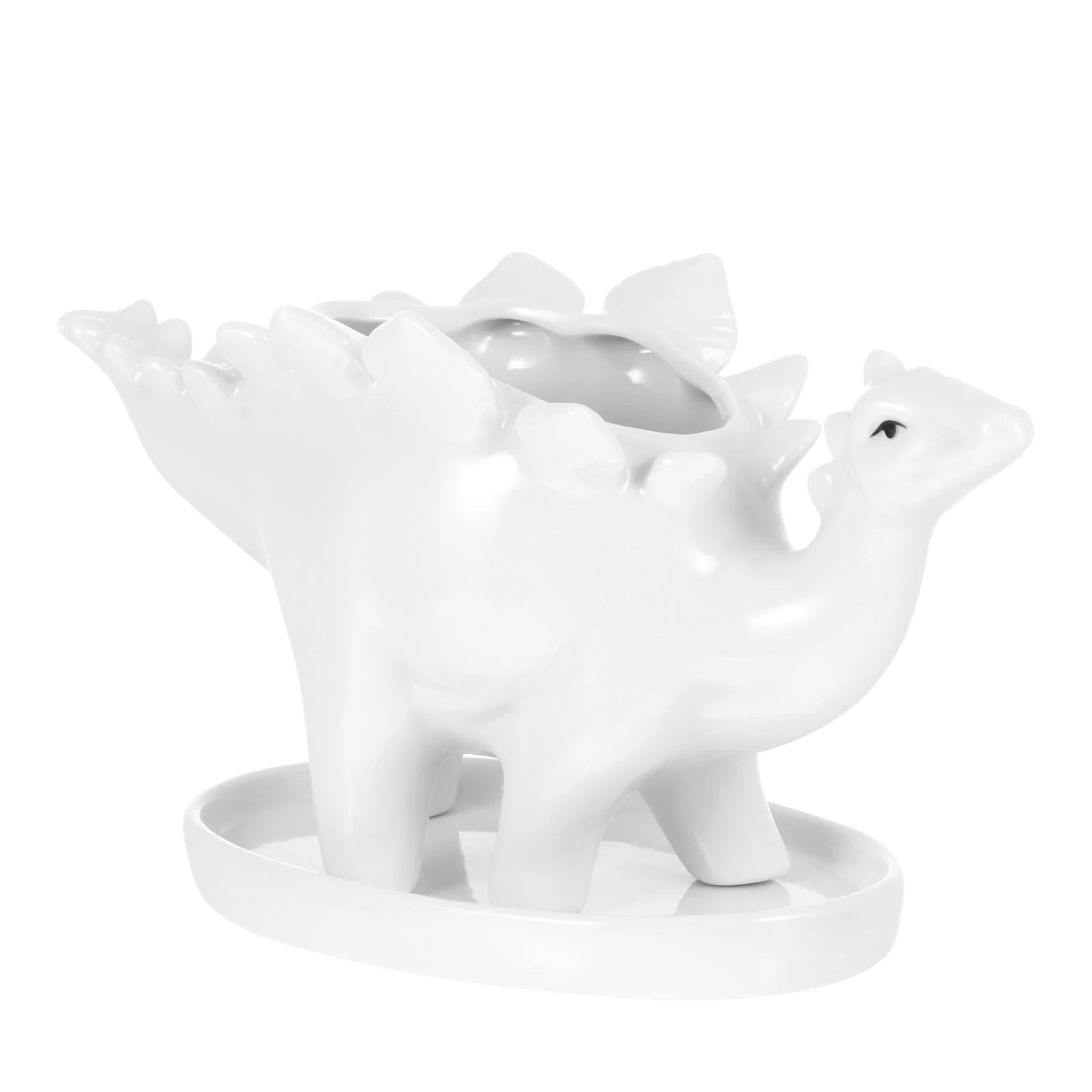 

Милые цветочные горшки, 1 набор, керамические искусственные украшения для дома с подносом