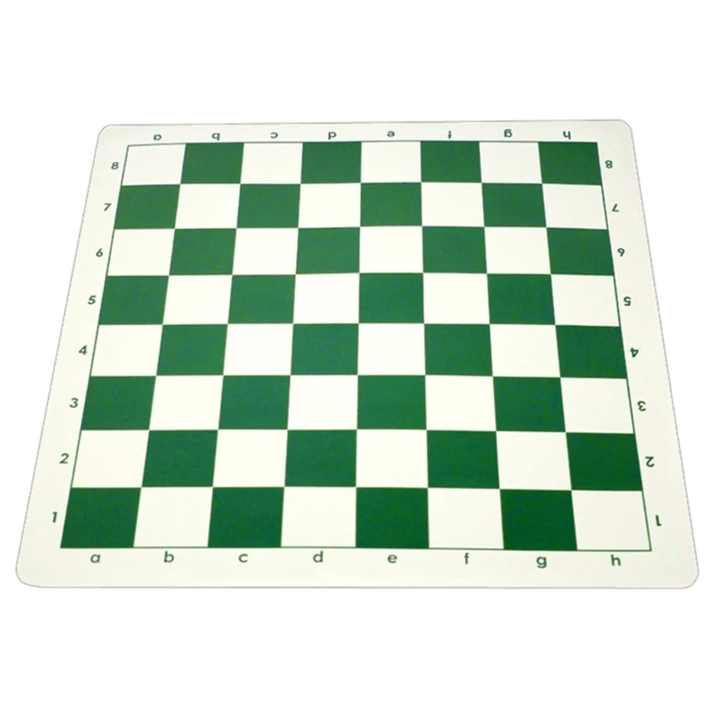 

Chess Mat, PU Leather Tournament Roll Up Chess Board Chess Rollable Chessboard Lightweight & Non Slip Chess Mat for Kids