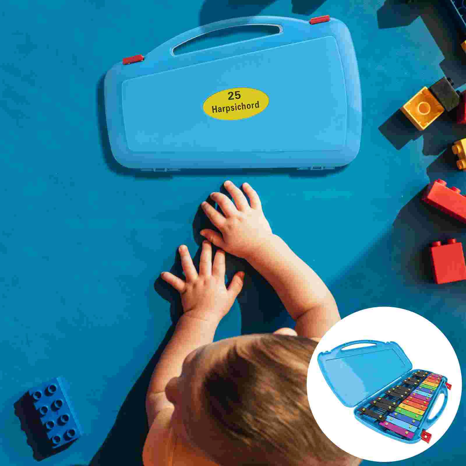 

1pc Metallophone Percussion With 25-Note Plate for Children Early Education