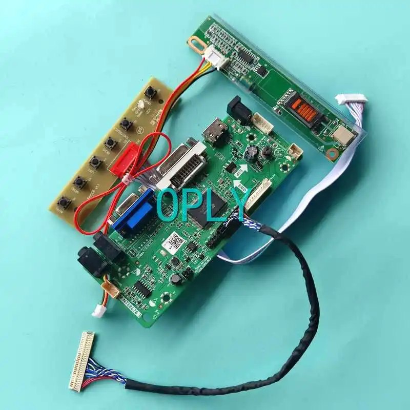 

LCD Display Matrix Driver Controller Board Fit B170PW05 B170PW06 1440*900 30 Pin LVDS 1CCFL 17" VGA DVI HDMI-Compatible DIY Kit