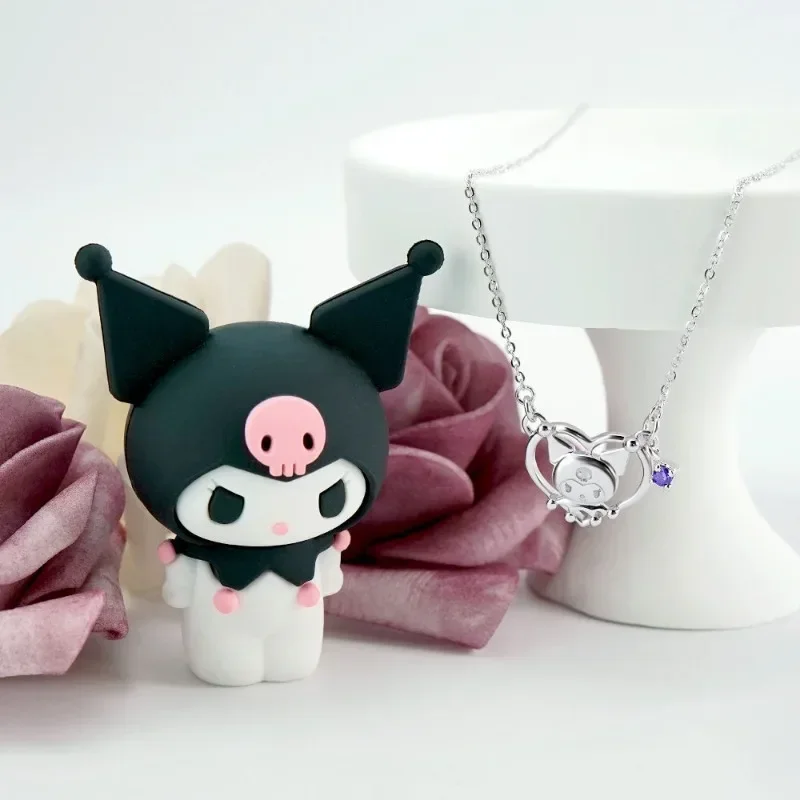 Ожерелье Sanrio Kuromi Kawaii модный роскошный нежный браслет с героями мультфильмов