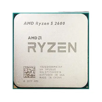 AMD Ryzen 5 2600 R5 2600 3.4 GHz Used GAMING Zen+ 0.012 Six-Core Twelve-Thread 65W CPU Processor YD2600BBM6IAF Socket AM4 2
