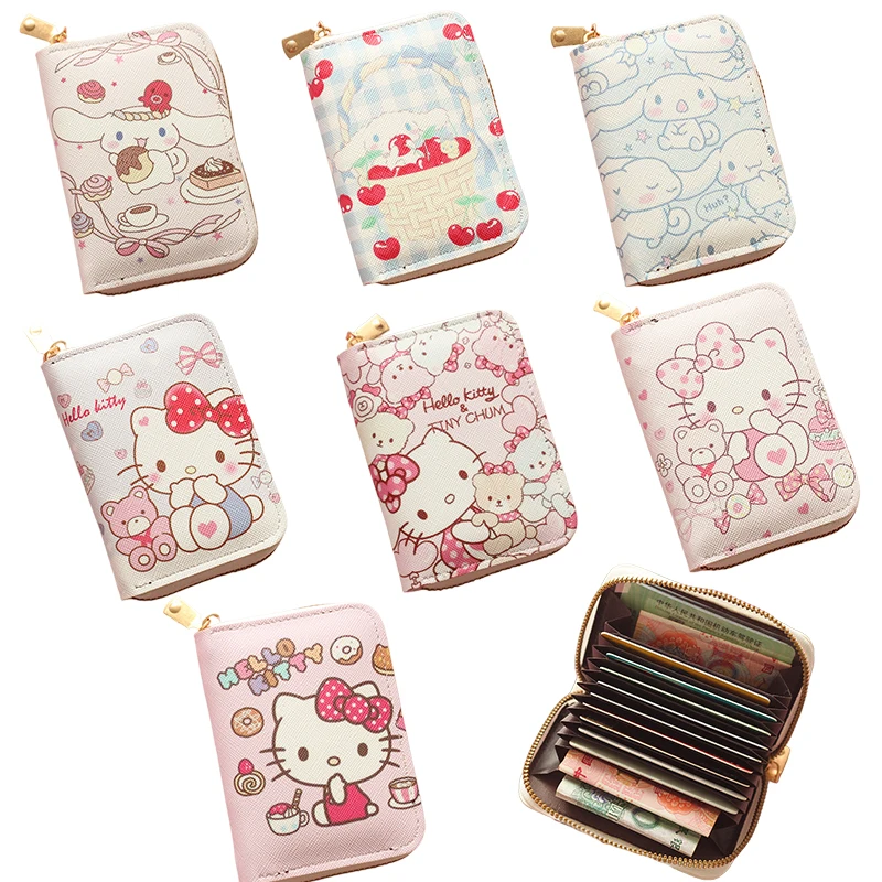 

Сумка для карт с мультипликационным принтом Hello Kitty