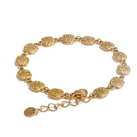 Yhpup  нержавеющая сталь квадратный браслет