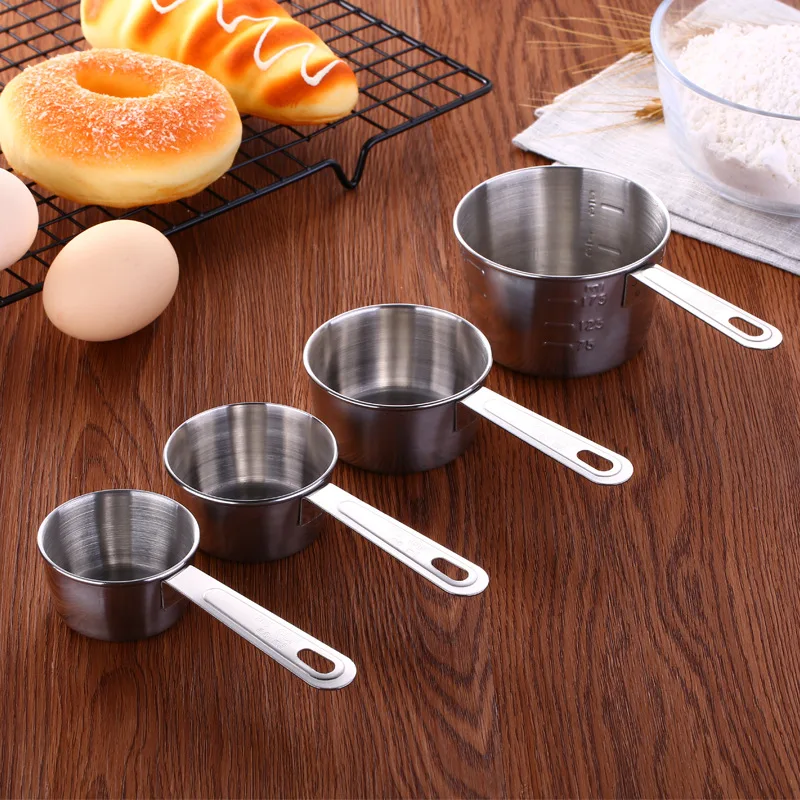 

Stainless Steel Measuring Spoons Coffee Powder Spoon Measuring Cup Kitchen Scale Pastry Baking Balance Cuisine Gadgets