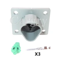 1 set 3p car modification connector accessories dt04 3p l012 automotive electric wire waterproof socket