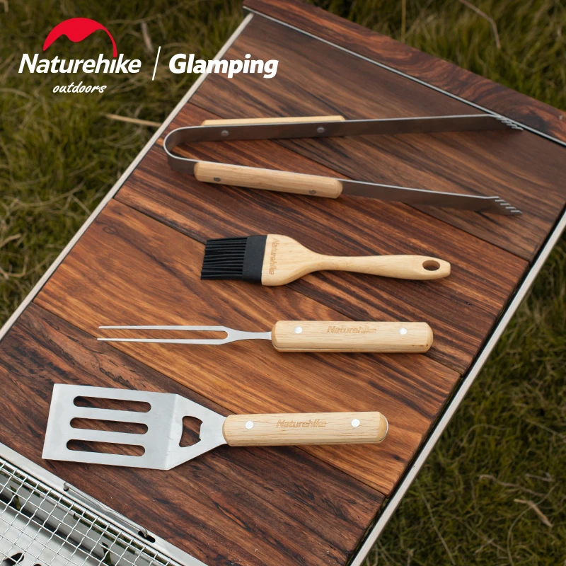 Naturehike уличные инструменты для барбекю набор из 4 предметов аксессуары пикника
