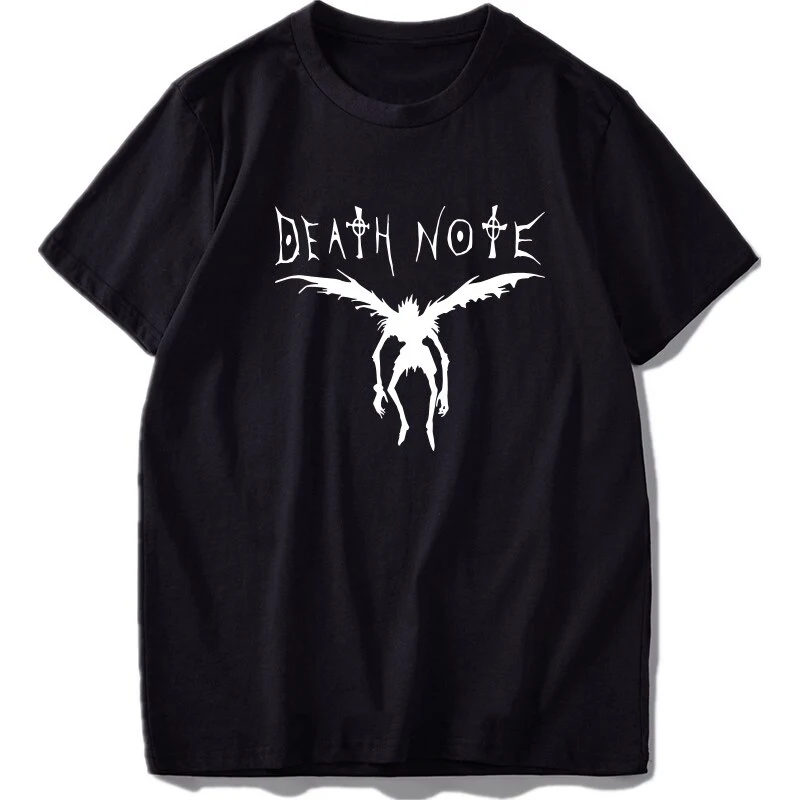 Japanese Anime DEATH NOTE T Shirt Men Women Fashion Graphic T-shirts Kids Boy Girl Hip Hop Tops Tees Manga Camiseta Homme Summer