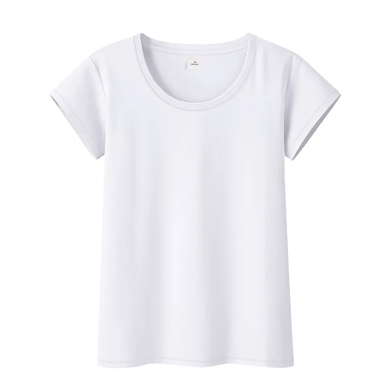 Купить Белую Футболку Без Рисунка Женскую Хлопок