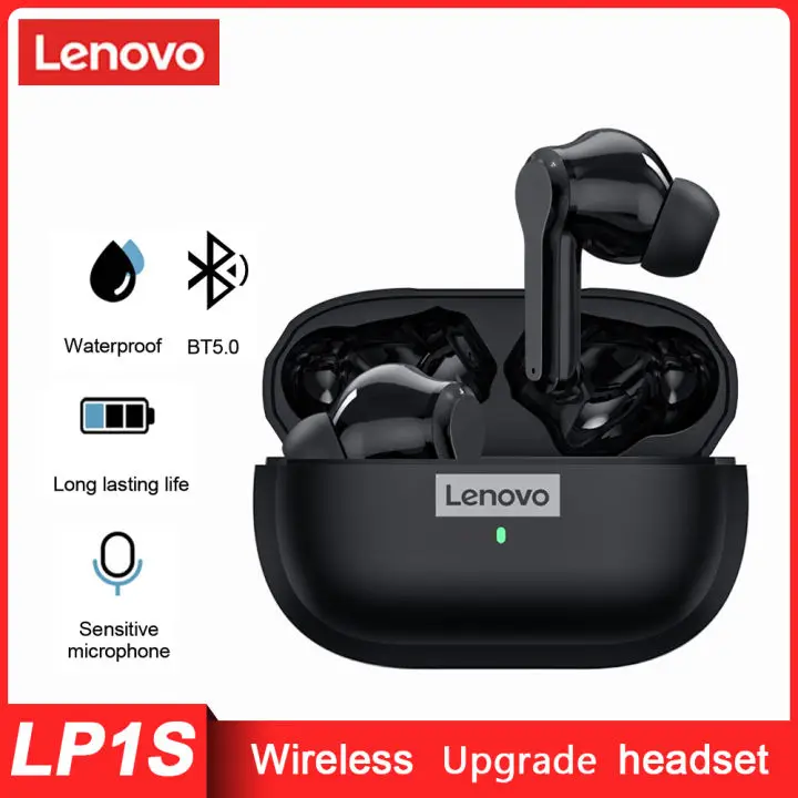 

Lenovo LP1S TWS Bluetooth 5.0 Earphone Sports Wireless Gaming Headset Stereo Earbuds HiFi Music With Mic Waterproof Earbuds