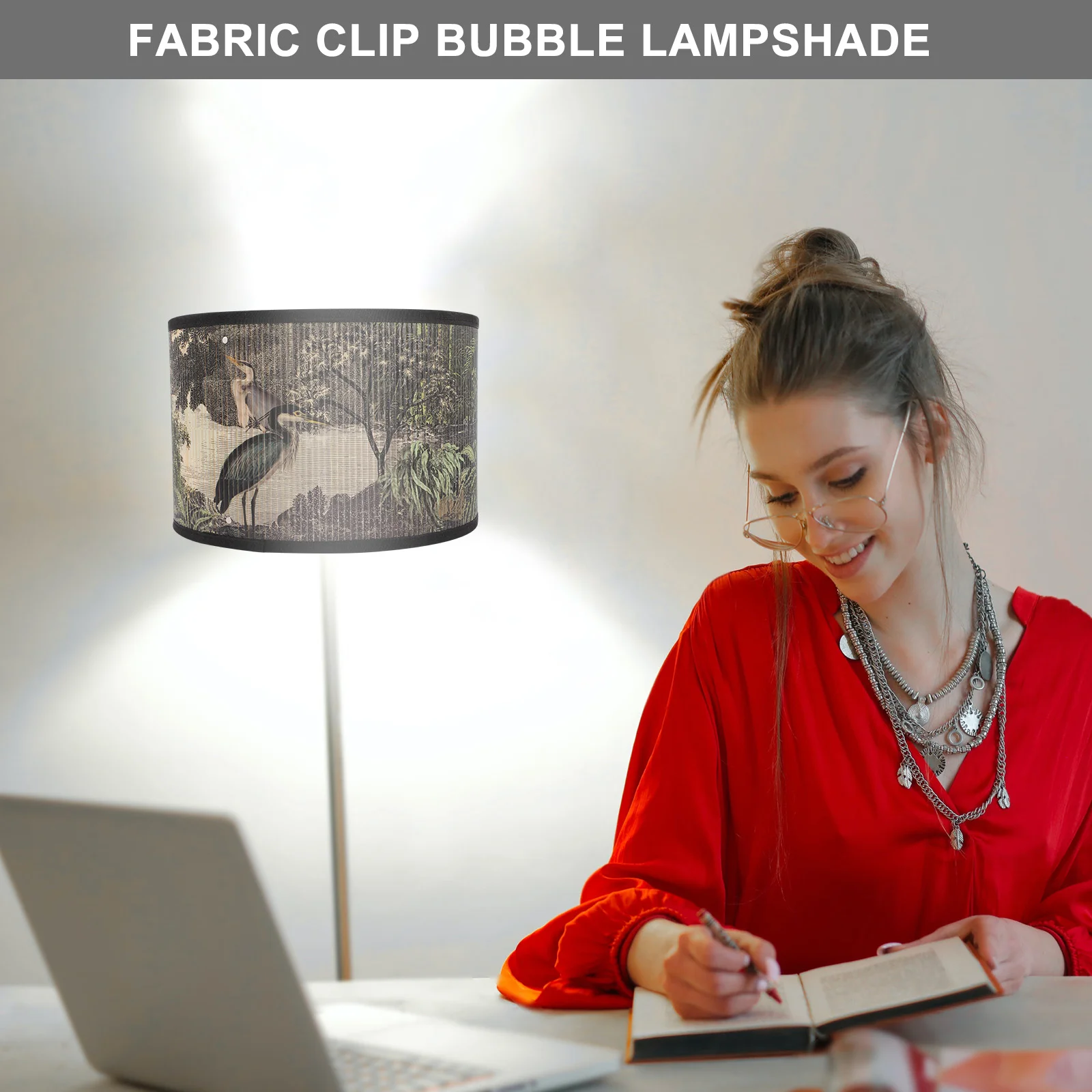 

Retro Lamp Shade Drum Vintage Home Decor Farmhouse Shades Floor Lamps Cover Lampshades Table Covers