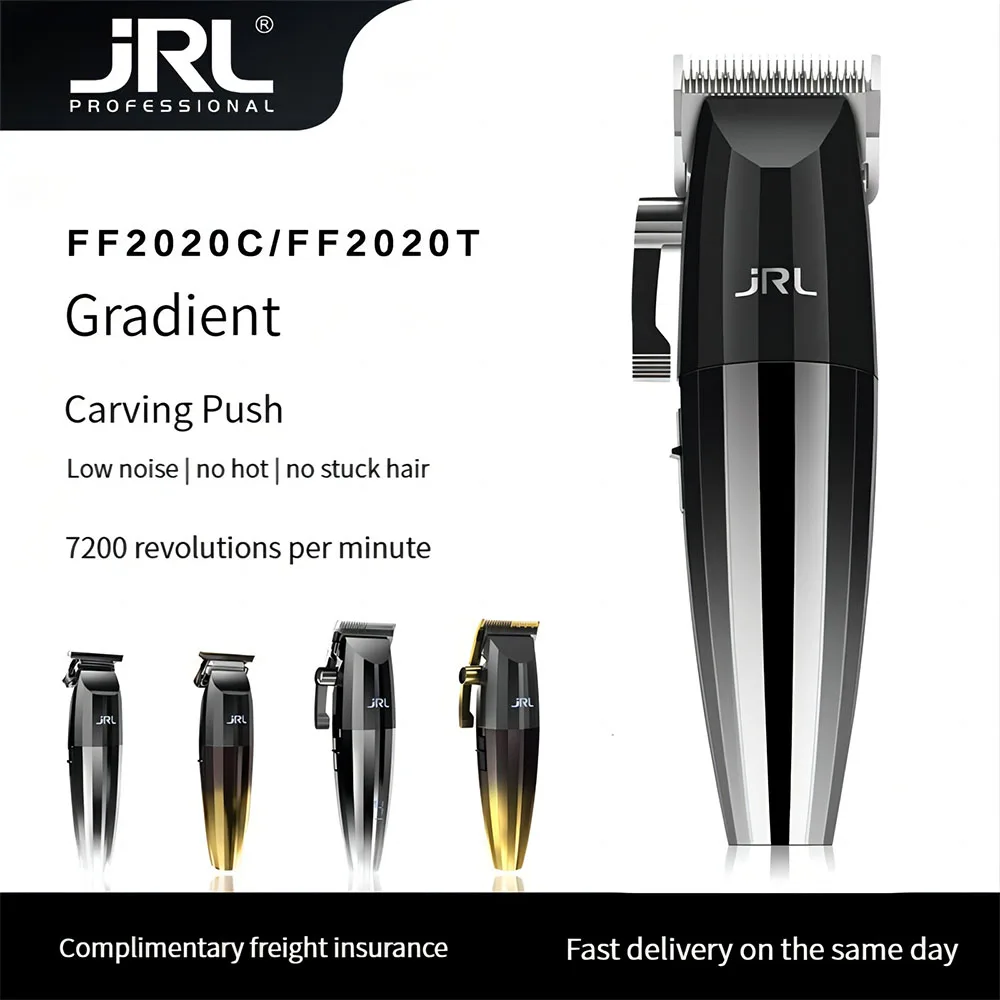 JRL 2020C Professional Hair Clippers 2020T Hair Trimmer For Men, Cordless Haircut Machine For Barbers, Electric Gradient Clipper images - 6