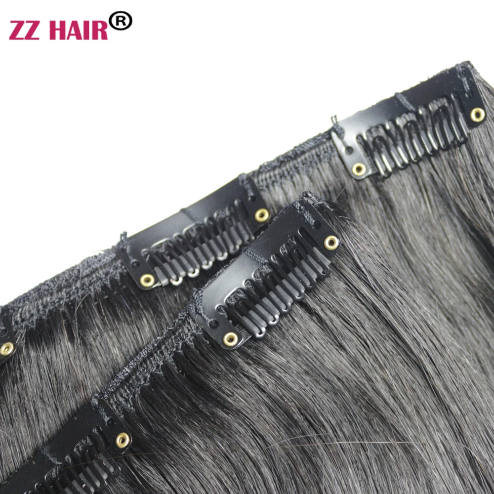 ZZHAIR 100% бразильские человеческие волосы для улучшения 16-24 дюймов прямые качество